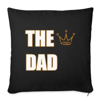 THE DAD – Bold & Classic Father Statement Design - Sofakissenbezug 45 x 45 cm - Schwarz - Vorne