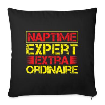 Anesthesiologist Extra Ordinaire Anesthesia - Sofakissenbezug 45 x 45 cm - Schwarz - Vorne
