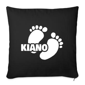 Bébé Kiano - Housse de coussin décorative 45 x 45 cm - noir - Devant