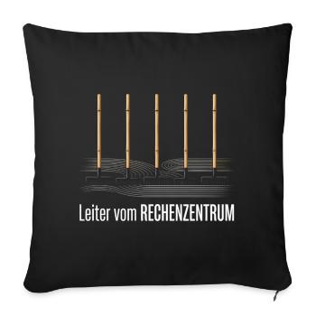 Leiter Vom Rechenzentrum Gartenarbeit Gärtner - Sofakissenbezug 45 x 45 cm - Schwarz - Vorne