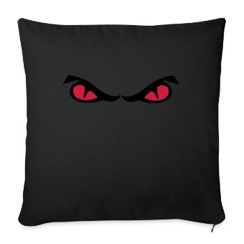 eyes - Sofa pillowcase 17,3'' x 17,3'' (45 x 45 cm) - black - Front