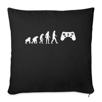 Gamer Gamer - Housse de coussin décorative 45 x 45 cm - noir - Devant