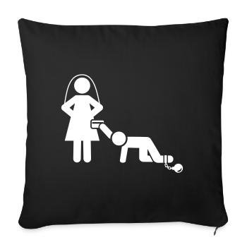 Bachelorette party - Sofa pillowcase 17,3'' x 17,3'' (45 x 45 cm) - black - Front