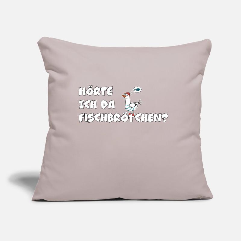 Fischbrötchen - Möwe Sofakissenbezug 45 x 45 cm