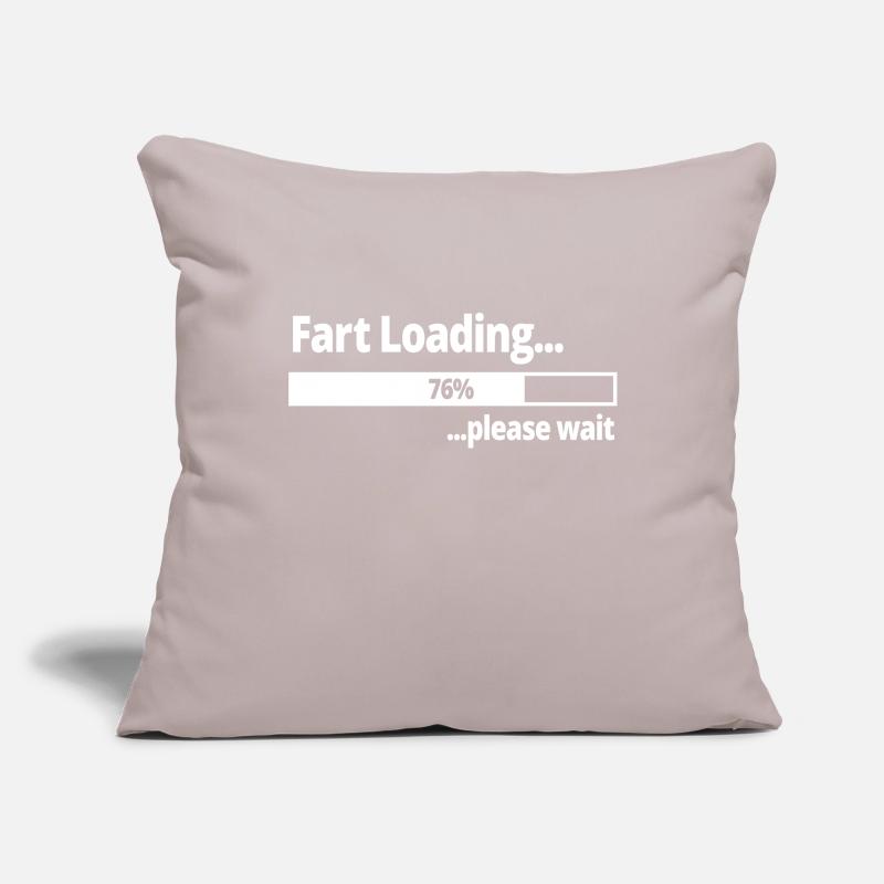 Fart Loading ...76% Please Wait Funny Gift Sofa pillowcase 17,3'' x 17,3'' (45 x 45 cm)
