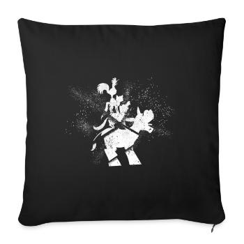 Bremen Town Musicians Bremen Germany City - Sofa pillowcase 17,3'' x 17,3'' (45 x 45 cm) - black - Front