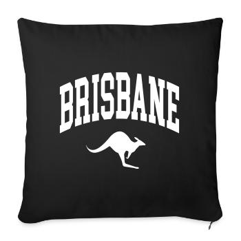 Brisbane - Sofa pillowcase 17,3'' x 17,3'' (45 x 45 cm) - black - Front