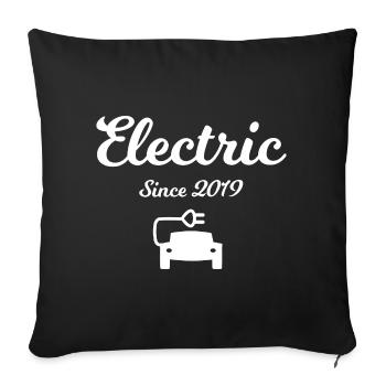 Toujours électrique - Housse de coussin décorative 45 x 45 cm - noir - Devant