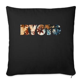 KYOTO COLORFUL - Sofa pillowcase 17,3'' x 17,3'' (45 x 45 cm) - black - Front