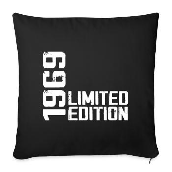 Legendary since 1969 Birthday Gift 1969 - Sofa pillowcase 17,3'' x 17,3'' (45 x 45 cm) - black - Front