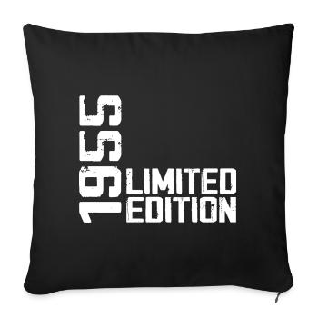 Légendaire Depuis 1955 Cadeau D'anniversaire 1955 - Housse de coussin décorative 45 x 45 cm - noir - Devant