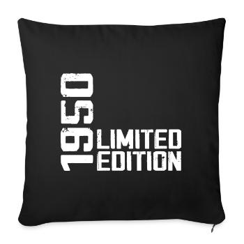 Legendary since 1950 Birthday Gift 1950 - Sofa pillowcase 17,3'' x 17,3'' (45 x 45 cm) - black - Front