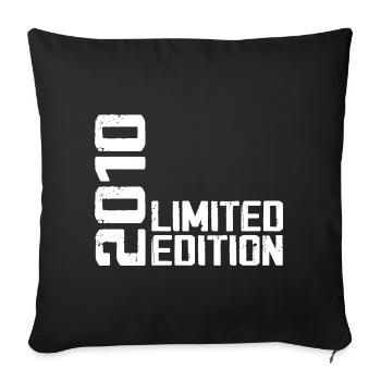 Légendaire Depuis 2010 Cadeau D'anniversaire 2010 - Housse de coussin décorative 45 x 45 cm - noir - Devant
