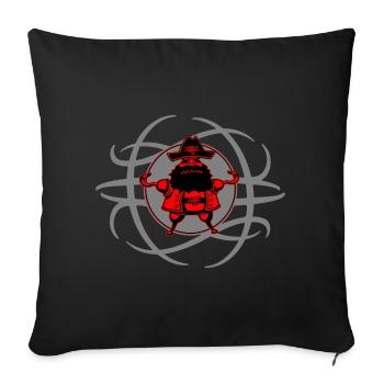 Vous ne pouvez pas faire plus pirate que ça ! - Housse de coussin décorative 45 x 45 cm - noir - Devant