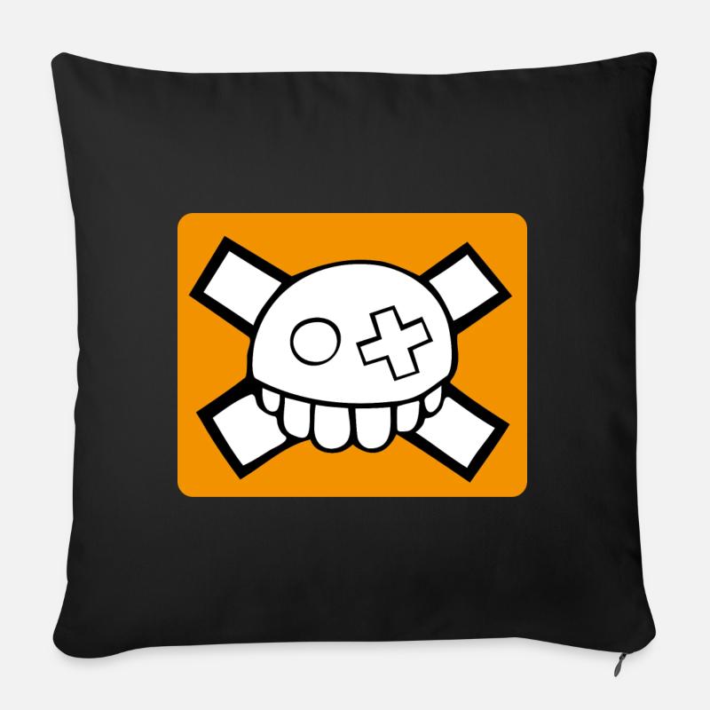 Roger - Sofakissenbezug 45 x 45 cm - Schwarz