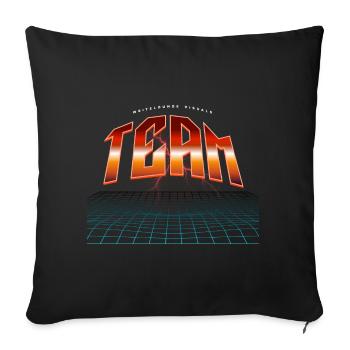 Équipe - Housse de coussin décorative 45 x 45 cm - noir - Devant