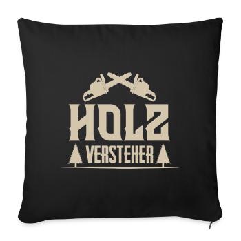 lumberjack - Sofa pillowcase 17,3'' x 17,3'' (45 x 45 cm) - black - Front