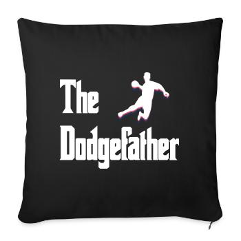 Dodgefather Silhouette Design - Sofa pillowcase 17,3'' x 17,3'' (45 x 45 cm) - black - Front