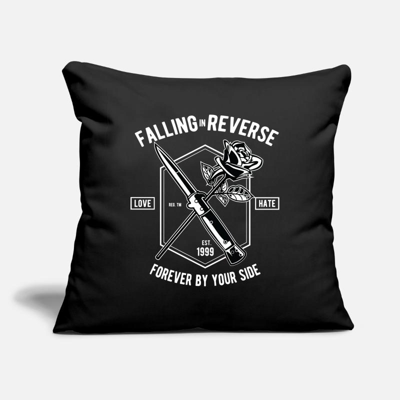 Falling In Reverse Love Hate Rose Knife Forever Sofa pillowcase 17,3'' x 17,3'' (45 x 45 cm)