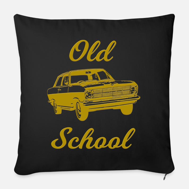 Kadett Oldtimer - Sofakissenbezug 45 x 45 cm - Schwarz