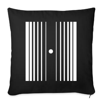 Effet physique dopé nerd science physique - Housse de coussin décorative 45 x 45 cm - noir - Devant