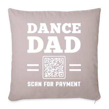 Dance Dad - Scan For Payment - Sofakissenbezug 45 x 45 cm - helles Taupe - Vorne