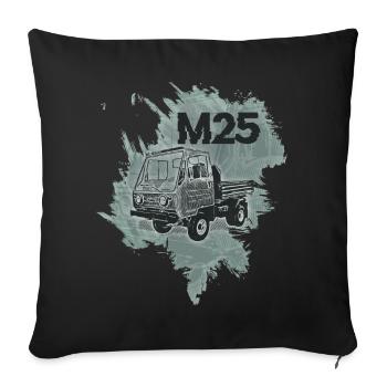 Multivoiture M25 - Housse de coussin décorative 45 x 45 cm - noir - Devant