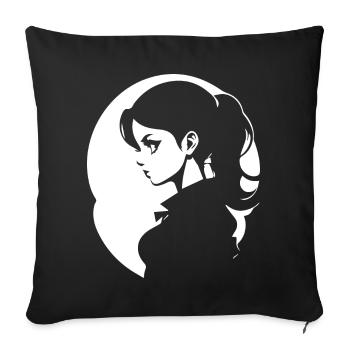 Batcave Girl Dark Fairytale Goth Occult Women Got - Housse de coussin décorative 45 x 45 cm - noir - Devant