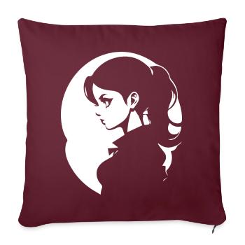 Batcave Girl Dark Fairytale Goth Occult Women Got - Housse de coussin décorative 45 x 45 cm - bordeaux - Devant