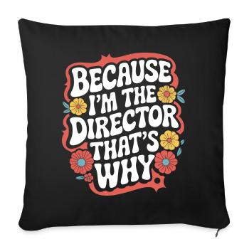 Filmmaker Film Director Cinematographer Film - Sofa pillowcase 17,3'' x 17,3'' (45 x 45 cm) - black - Front