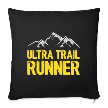 Ultra Trail Runner - Sofa pillowcase 17,3'' x 17,3'' (45 x 45 cm) - black - Front