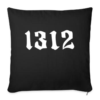 ACAB 1312 Cops - Housse de coussin décorative 45 x 45 cm - noir - Devant