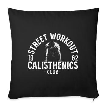 Street Calisthenics Club Emblem - Sofakissenbezug 45 x 45 cm - Schwarz - Vorne