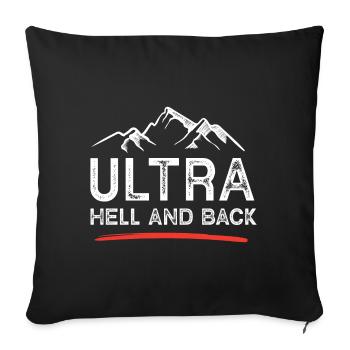 Ultra – Hölle und zurück - Sofakissenbezug 45 x 45 cm - Schwarz - Vorne