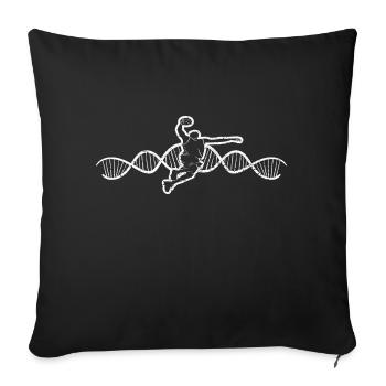 Basketball Basketball Lovers Basketball Club - Sofa pillowcase 17,3'' x 17,3'' (45 x 45 cm) - black - Front