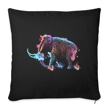 Mammoth - Sofa pillowcase 17,3'' x 17,3'' (45 x 45 cm) - black - Front