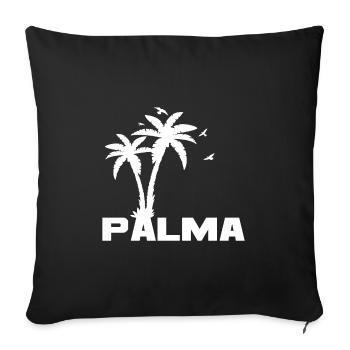 Palma de Majorque Palm Islands Espagne Tourisme - Housse de coussin décorative 45 x 45 cm - noir - Devant