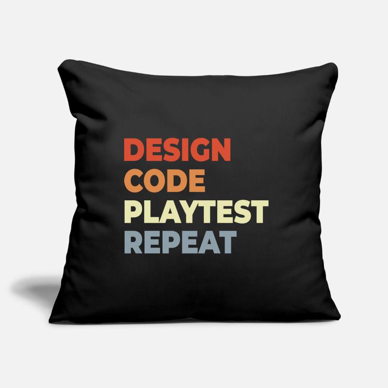 Game Development Workflow Sofa pillowcase 17,3'' x 17,3'' (45 x 45 cm)