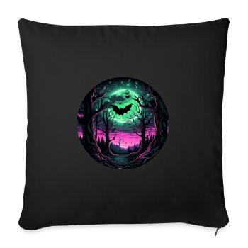 Fledermaus Fledermäuse Flughunde Halloween - Sofakissenbezug 45 x 45 cm - Schwarz - Vorne
