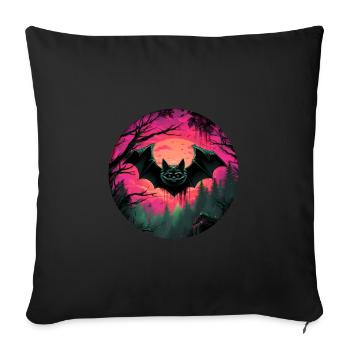 Fledermaus Fledermäuse Flughunde Halloween - Sofakissenbezug 45 x 45 cm - Schwarz - Vorne