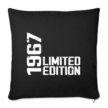 Légendaire Depuis 1967 Cadeau D'anniversaire 1967 - Housse de coussin décorative 45 x 45 cm - noir - Devant