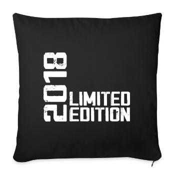 Legendary Since 2018 Birthday Gift 2018 - Sofa pillowcase 17,3'' x 17,3'' (45 x 45 cm) - black - Front