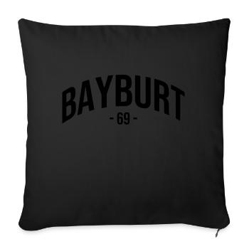 Bayburt 69 Turquie Turquie Turquie Cadeau Bayburtlu TR - Housse de coussin décorative 45 x 45 cm - noir - Devant