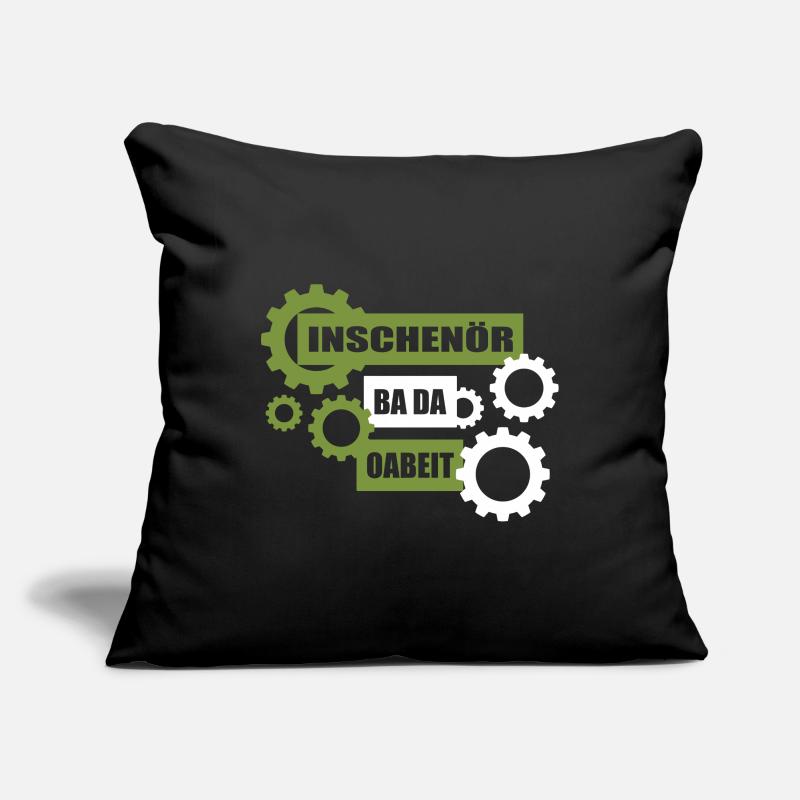 Inschenör ba da Oabeit, engineer at work Sofa pillowcase 17,3'' x 17,3'' (45 x 45 cm)