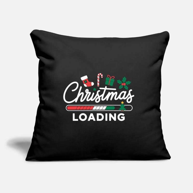 Christmas Loading Loading Bar Christmas Sofa pillowcase 17,3'' x 17,3'' (45 x 45 cm)