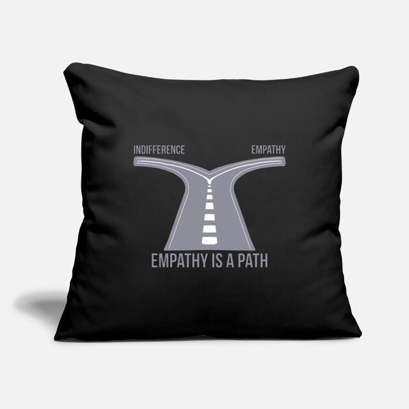 Empathy is a Path Sofa pillowcase 17,3'' x 17,3'' (45 x 45 cm)
