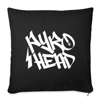 Pyro Vuurwerk Fireworks - Sofa pillowcase 17,3'' x 17,3'' (45 x 45 cm) - black - Front