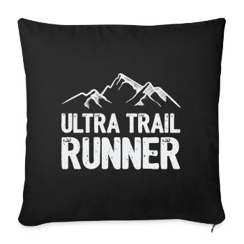 Ultra Trail Runner - Sofa pillowcase 17,3'' x 17,3'' (45 x 45 cm) - black - Front