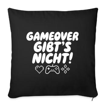 Il n’existe pas de fin de partie - Housse de coussin décorative 45 x 45 cm - noir - Devant