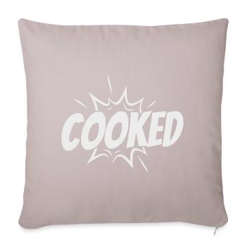 Cooked Explosiver Comic-Style - Sofakissenbezug 45 x 45 cm - helles Taupe - Vorne